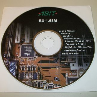 ISO Image of Original Driver CD for Abit BE6 Motherboard 1999 BX-1.68M