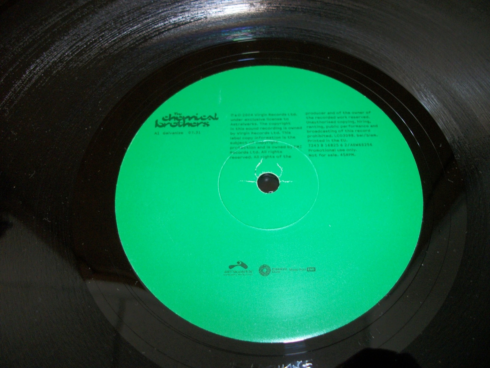 Chemical Brothers Galvanize Single Music 45 RPM Vinyl 12" Promo Record 2004 - Image 6