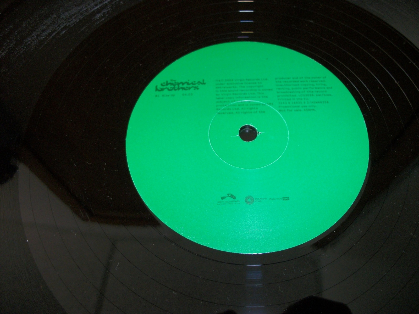 Chemical Brothers Galvanize Single Music 45 RPM Vinyl 12" Promo Record 2004 - Image 8