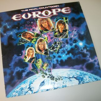 Europe The Final Countdown Rock Music 33 1/3 RPM Vinyl 12" Record Epic FE 40241 1986