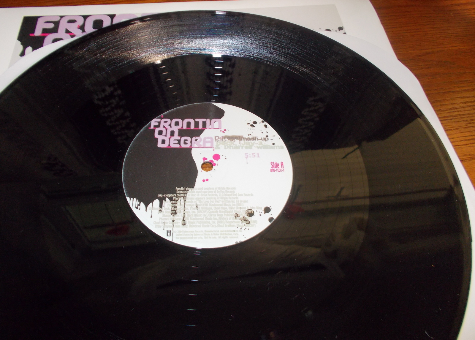 Frontin On Debra Beck Jay-Z Pharrell Williams 33 1/3 RPM Vinyl 12" Record Promo 2004 - Image 7