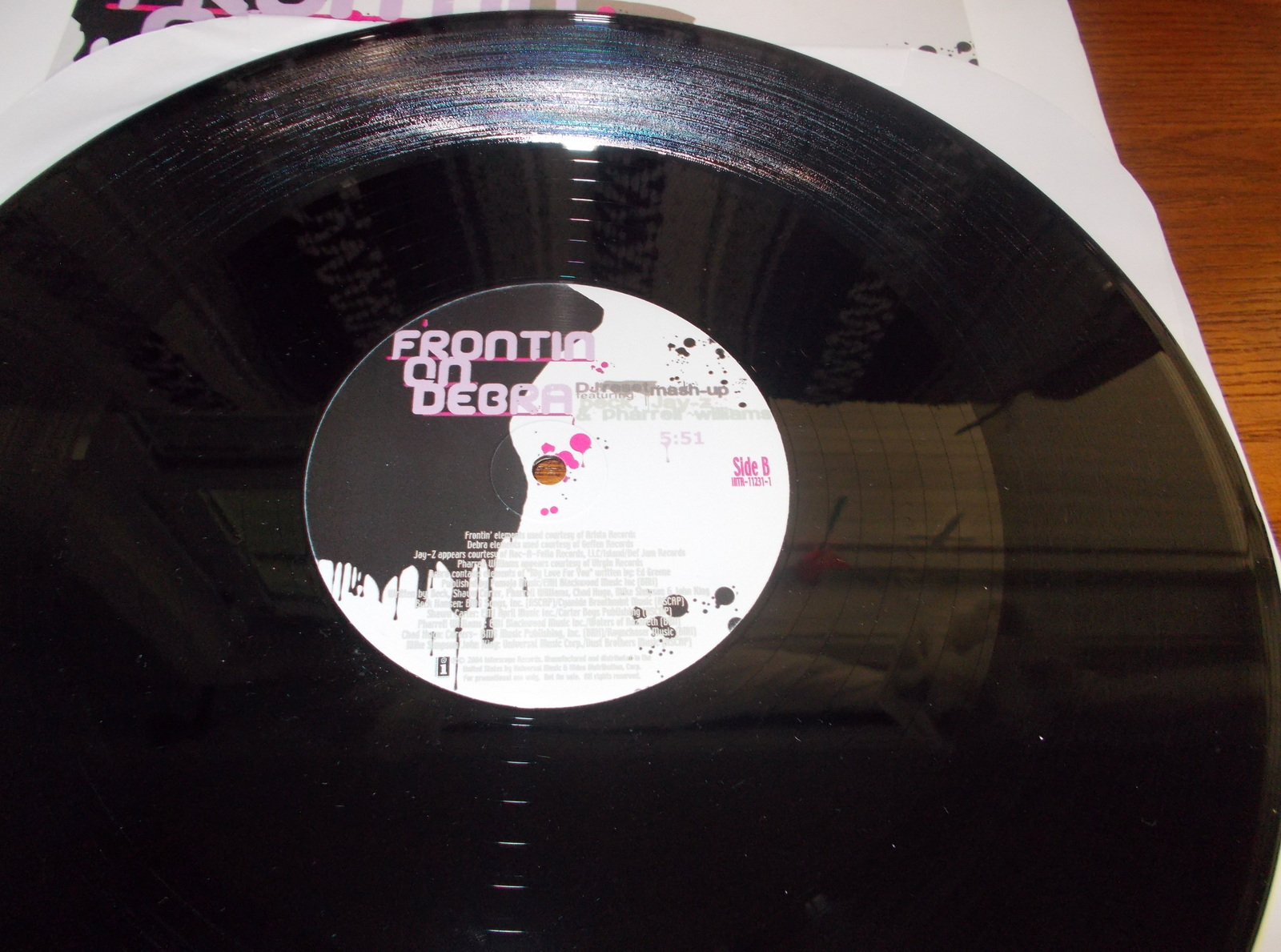 Frontin On Debra Beck Jay-Z Pharrell Williams 33 1/3 RPM Vinyl 12" Record Promo 2004 - Image 9