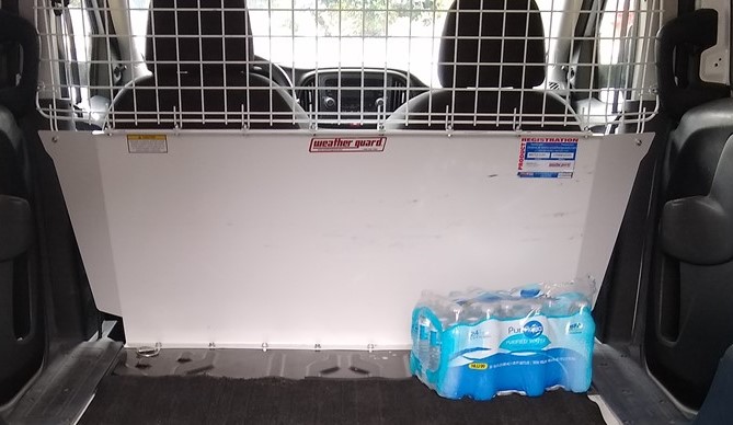 White Cargo Partition Bulkhead Cage for 2015 Ram Promaster City - Image 2