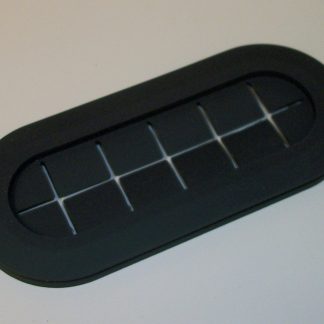 One Rounded Black Rubber Wire-Routing Grommet 4 Corsair Carbide 275R PC Case