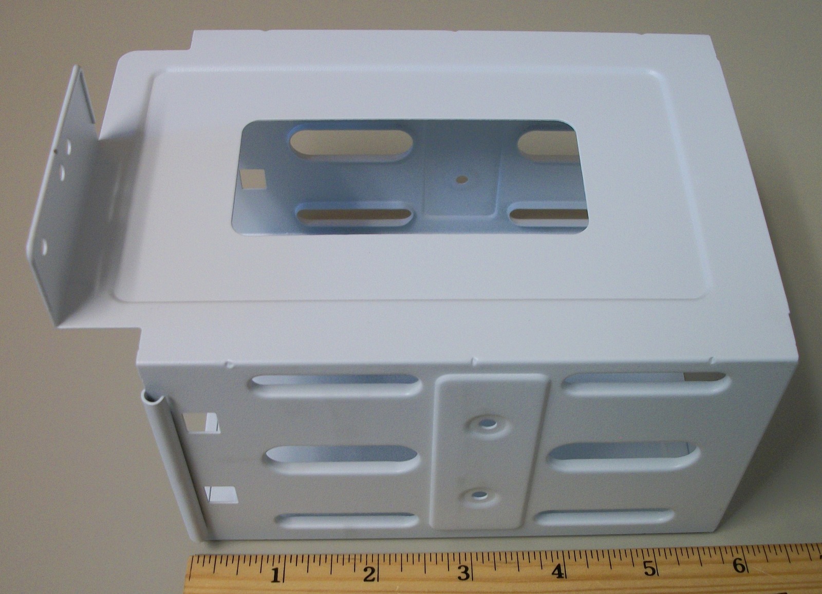 White Steel 3.5" HDD Hard Disk Drive Bracket Holder 4 Corsair Graphite 220T RGB (No Sleds) - Image 2