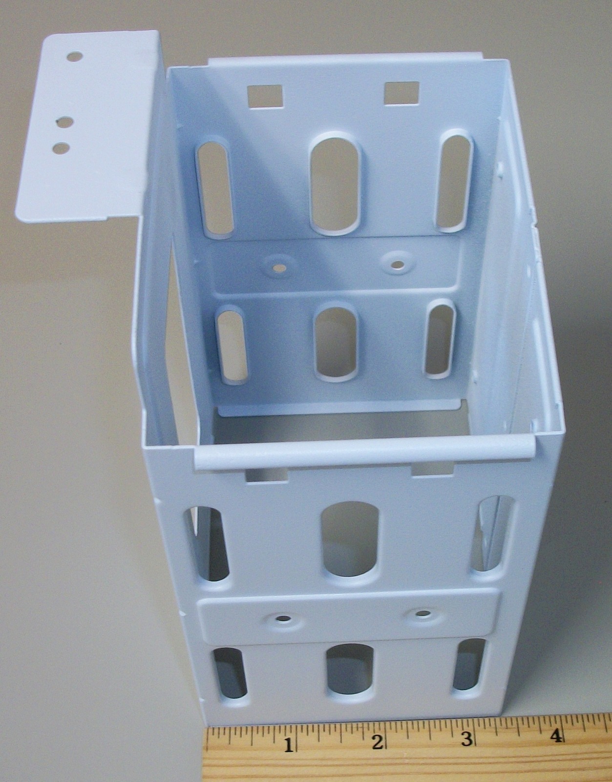 White Steel 3.5" HDD Hard Disk Drive Bracket Holder 4 Corsair Graphite 220T RGB (No Sleds) - Image 4