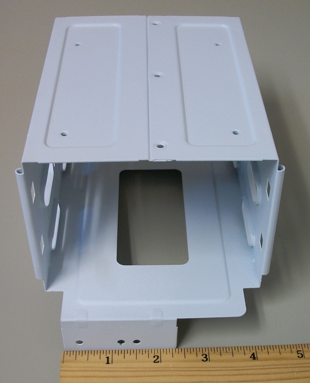 White Steel 3.5" HDD Hard Disk Drive Bracket Holder 4 Corsair Graphite 220T RGB (No Sleds) - Image 5