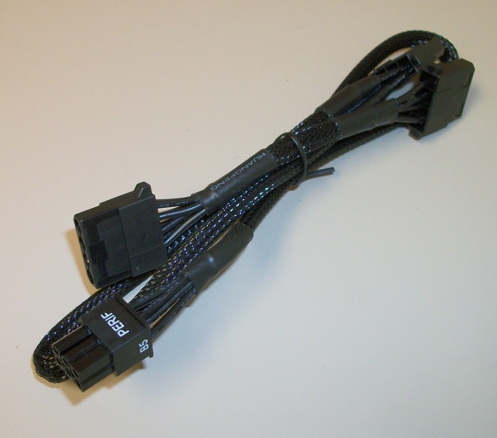 3 x Molex Plugs Ends Modular Power Cable for EVGA 550 B5 550W PC Power Supply