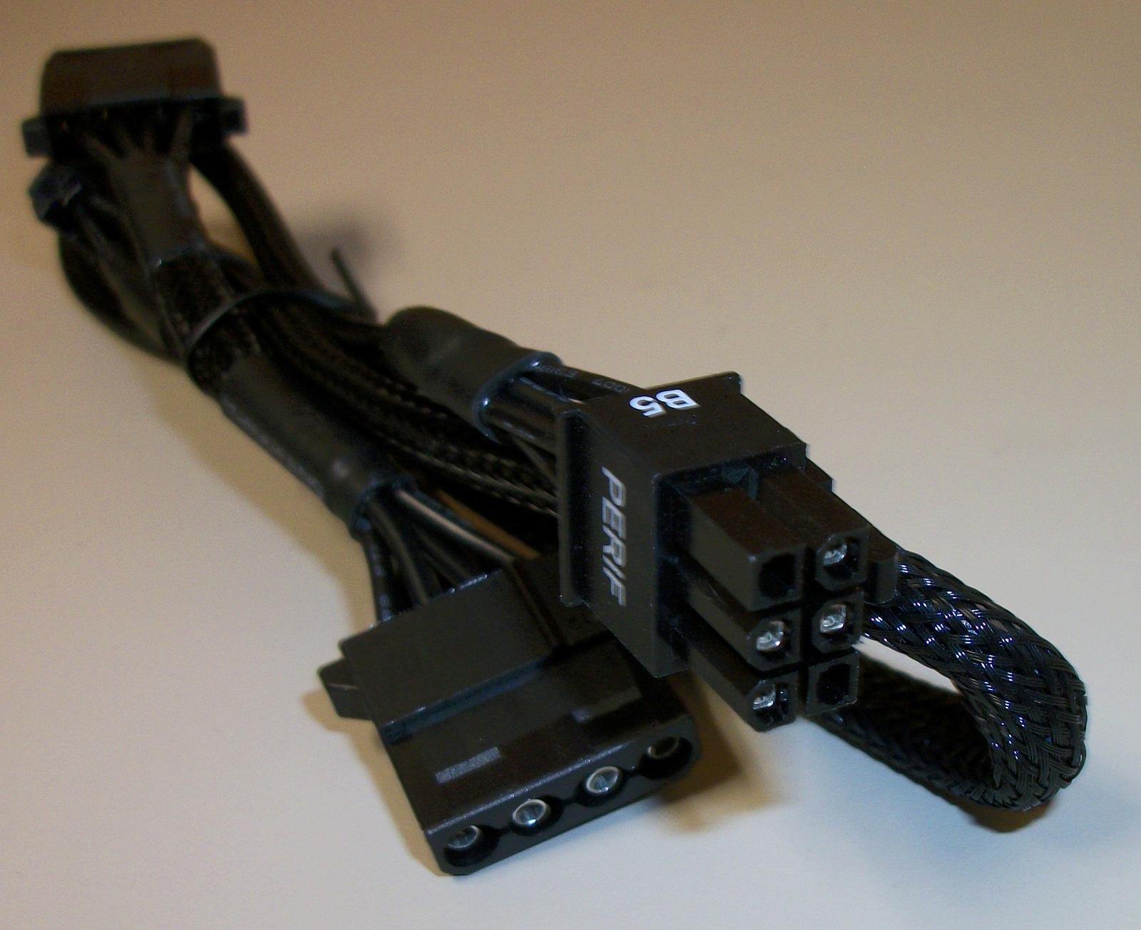 3 x Molex Plugs Ends Modular Power Cable for EVGA 550 B5 550W PC Power Supply - Image 2