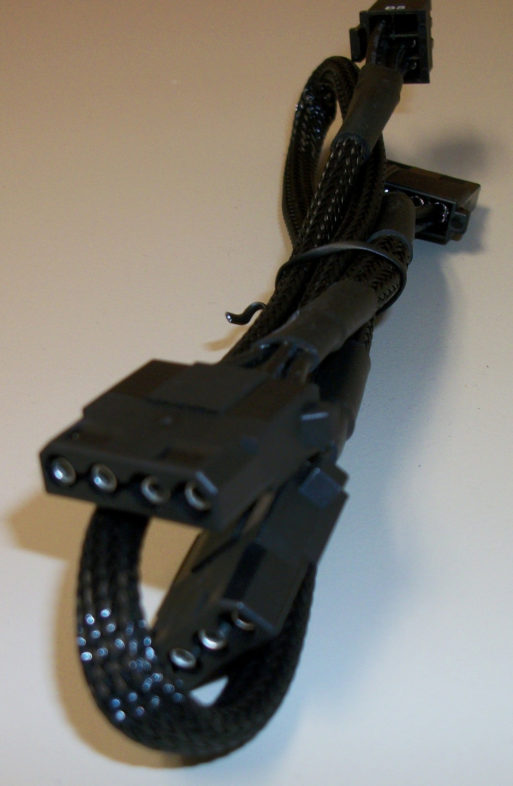 3 x Molex Plugs Ends Modular Power Cable for EVGA 550 B5 550W PC Power Supply - Image 3