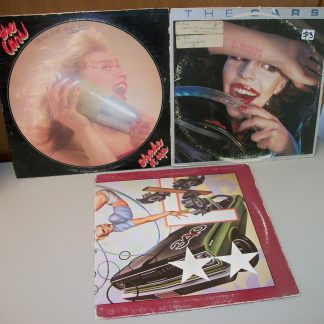 Lot of 3 The Cars Vinyl 33 RPM Records Heartbeat City Shake It Up 1978 1980 1984