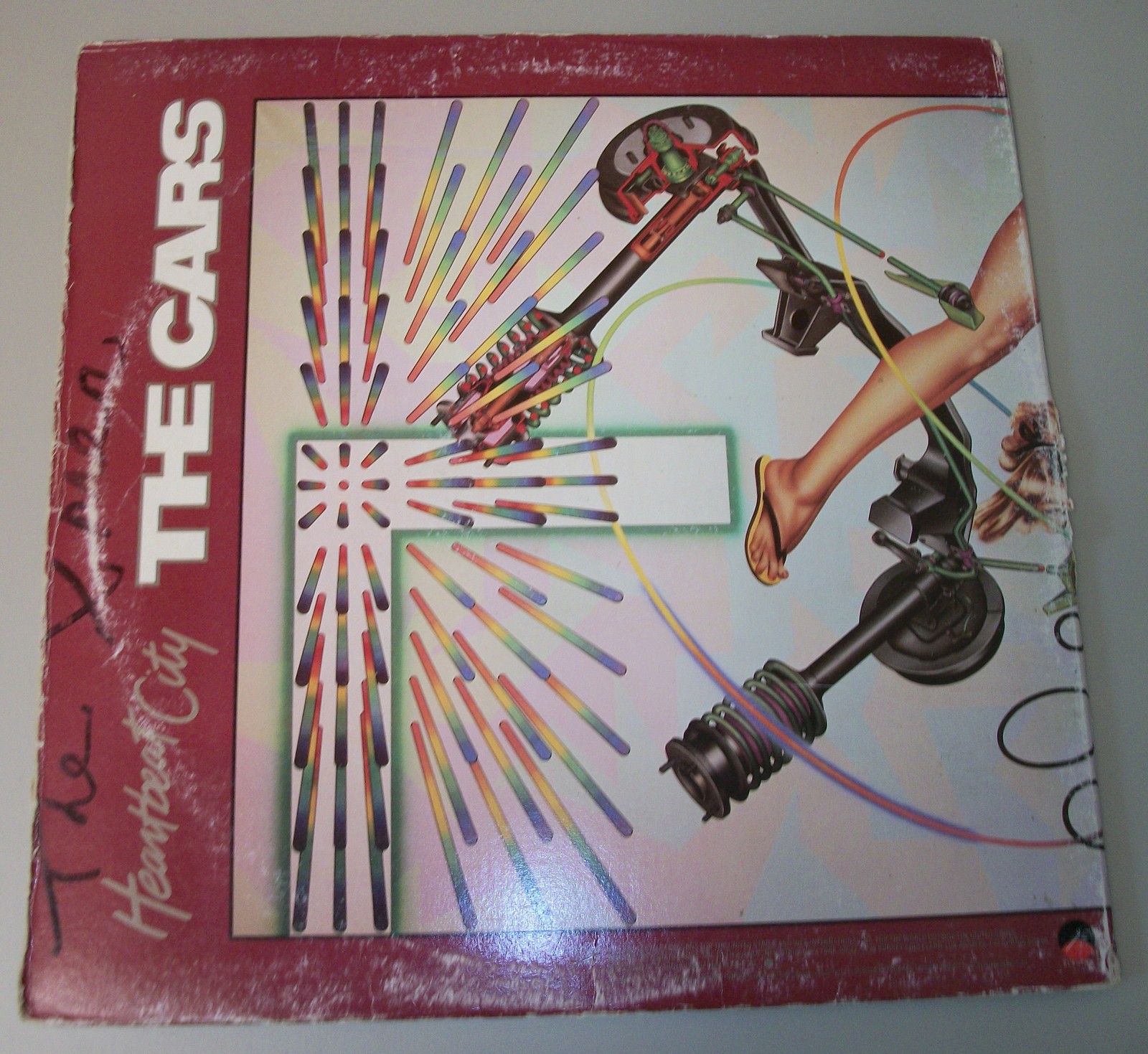 Lot of 3 The Cars Vinyl 33 RPM Records Heartbeat City Shake It Up 1978 1980 1984 - Image 4