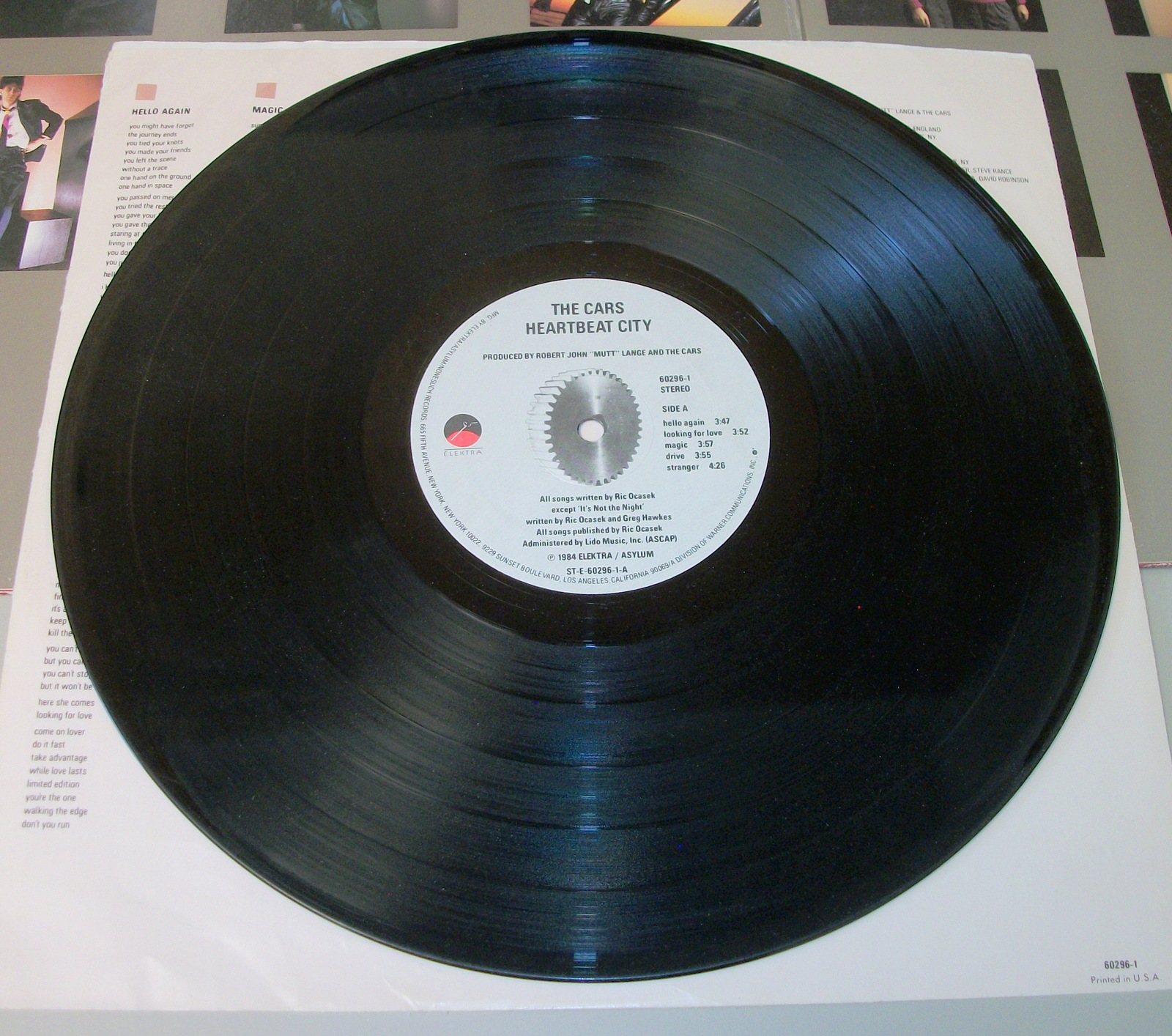 Lot of 3 The Cars Vinyl 33 RPM Records Heartbeat City Shake It Up 1978 1980 1984 - Image 6