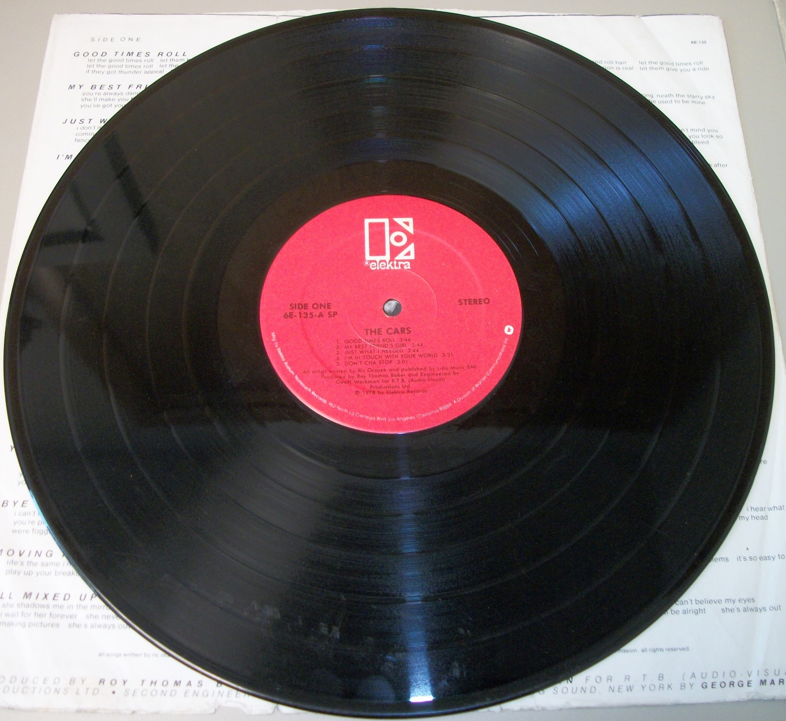 Lot of 3 The Cars Vinyl 33 RPM Records Heartbeat City Shake It Up 1978 1980 1984 - Image 11