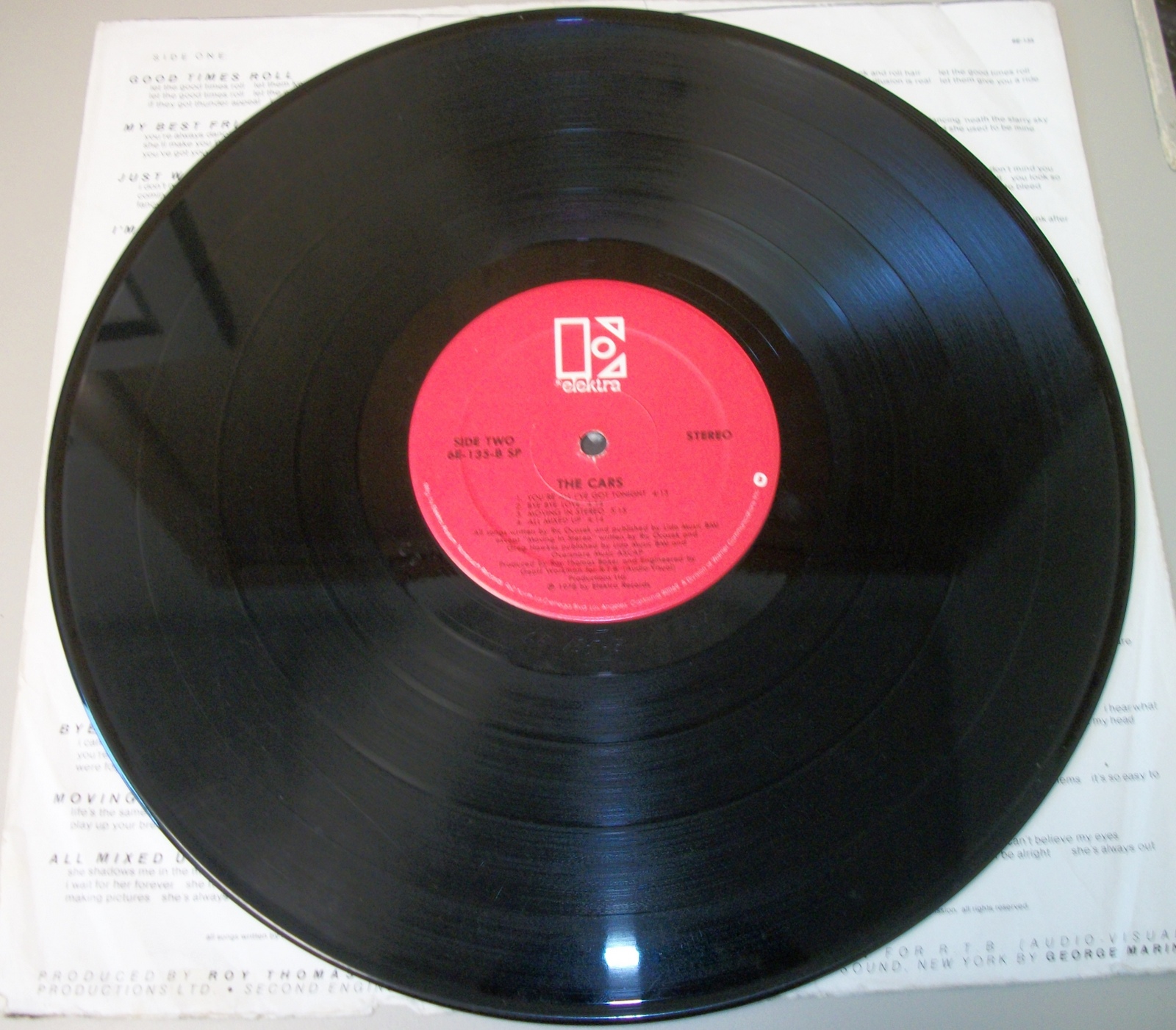 Lot of 3 The Cars Vinyl 33 RPM Records Heartbeat City Shake It Up 1978 1980 1984 - Image 12