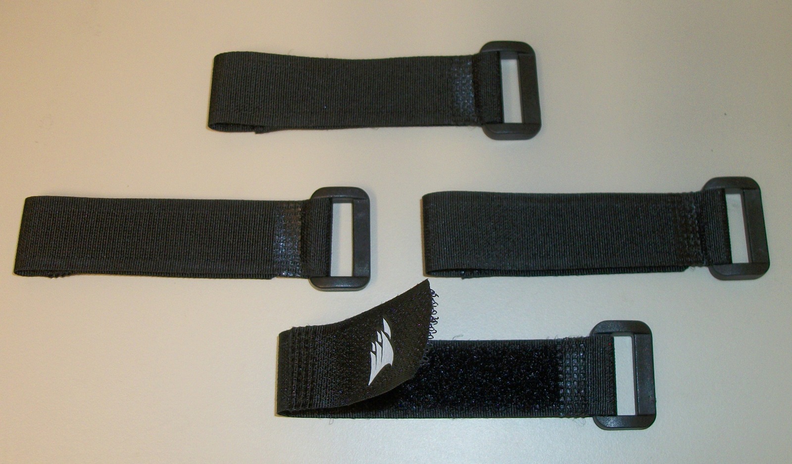 Lot of 4 Corsair RapidRoute Hook/Loop Cable Ties 4 5000D X Airflow Computer Cases - Image 3