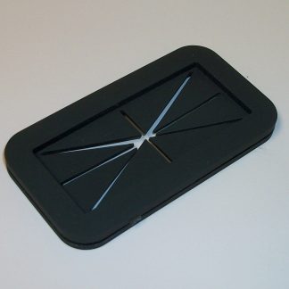 One Square Black Rubber Wire-Routing Grommet for Corsair SPEC-DELTA RGB PC Case