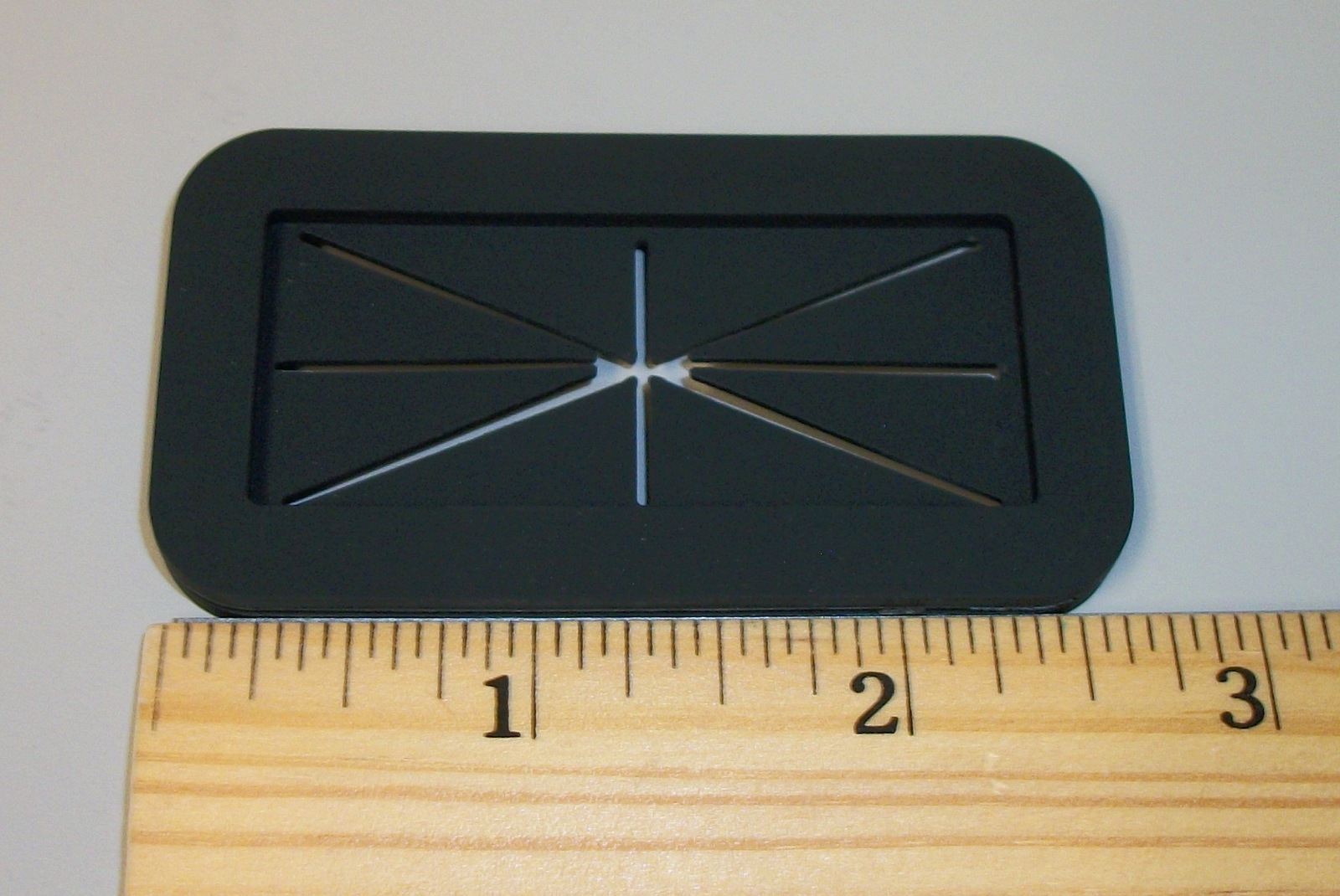 One Square Black Rubber Wire-Routing Grommet for Corsair SPEC-DELTA RGB PC Case - Image 3