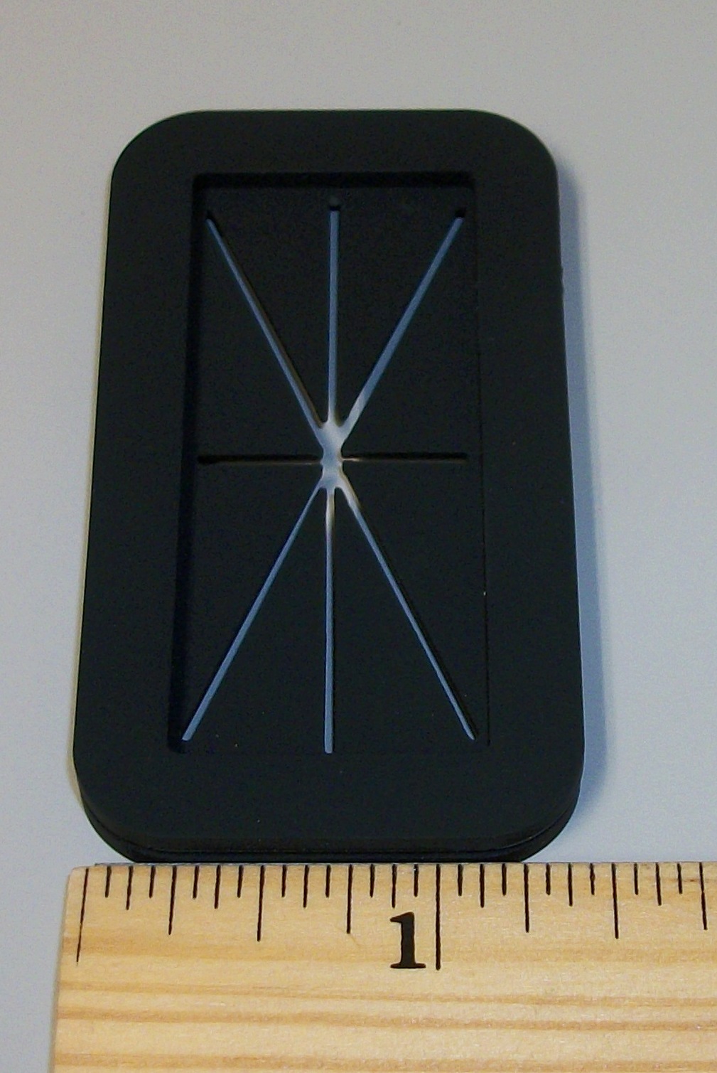 One Square Black Rubber Wire-Routing Grommet for Corsair SPEC-DELTA RGB PC Case - Image 4