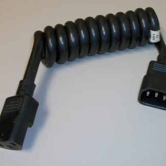 Sun Microsystems 3/60 3/50 Large Monitor Curly Power Cable 10A 18ga 3 Conductor