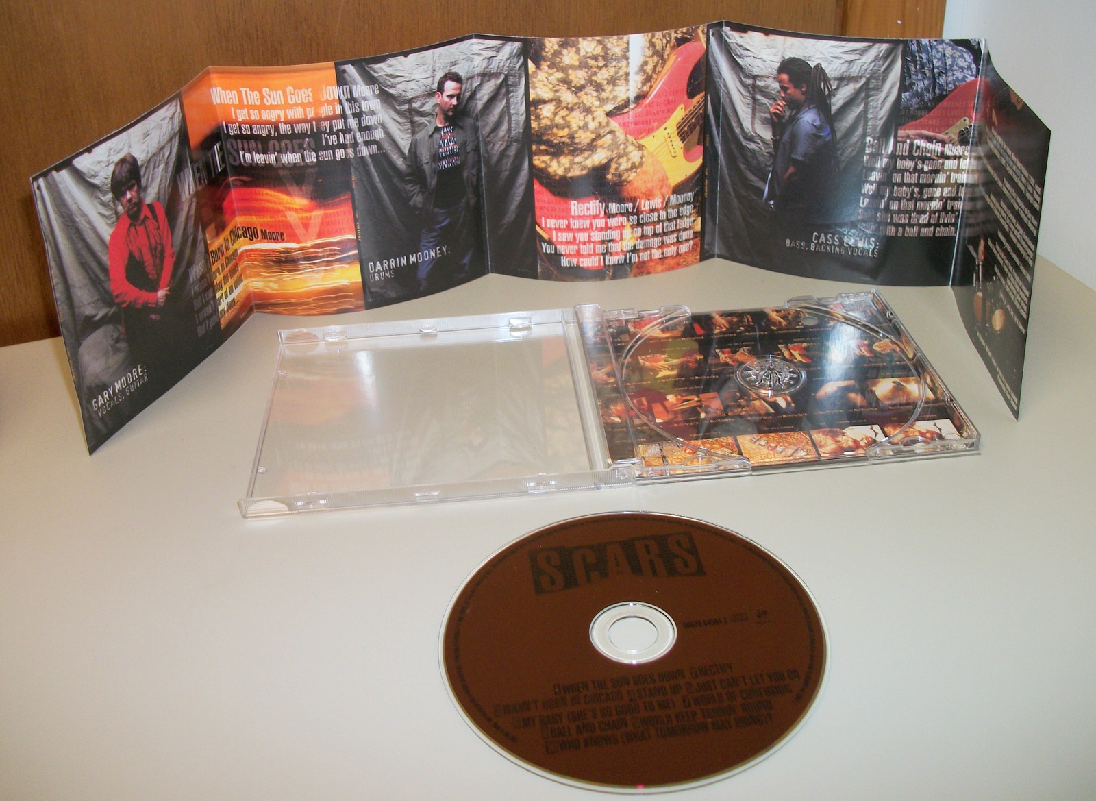 Gary Moore Scars Rock Music CD Disc Jewel Case Sanctuary Made in USA 2002 - Image 2