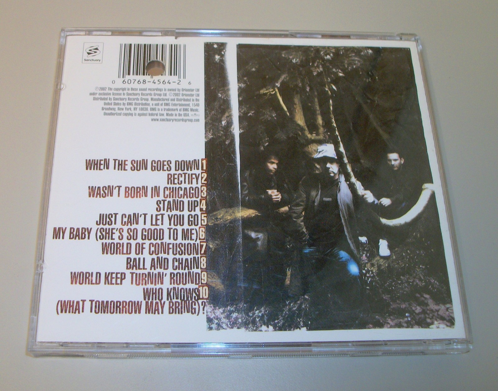 Gary Moore Scars Rock Music CD Disc Jewel Case Sanctuary Made in USA 2002 - Image 3