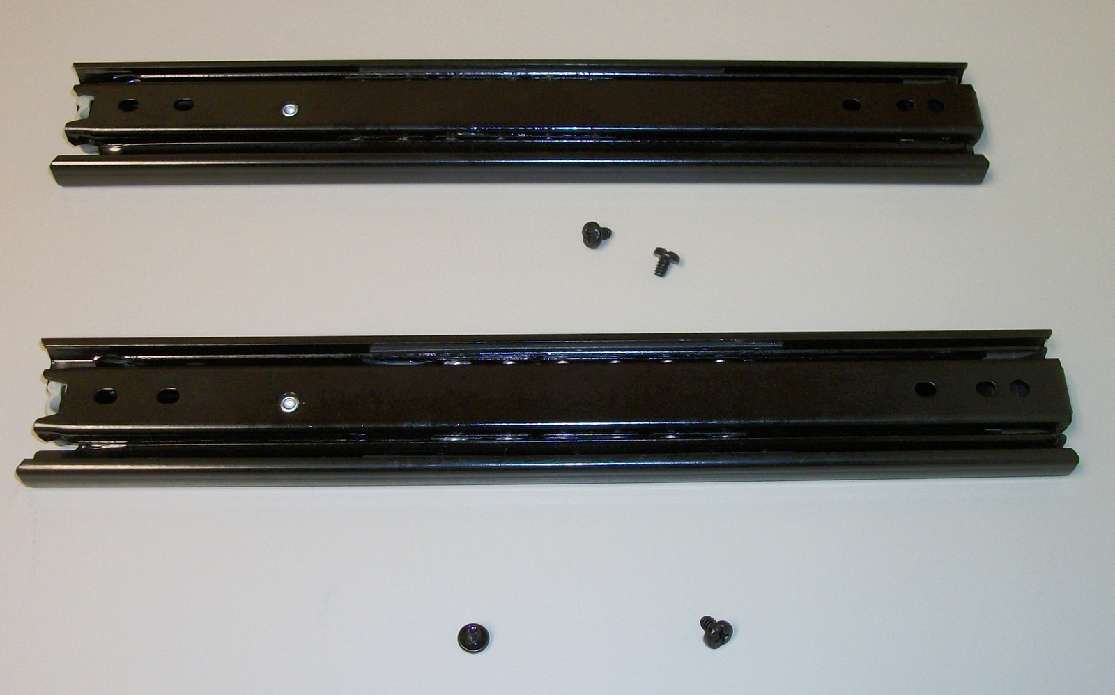 Black Telescoping Cooling Fan Tray Rails for Corsair Obsidian 1000D PC Case