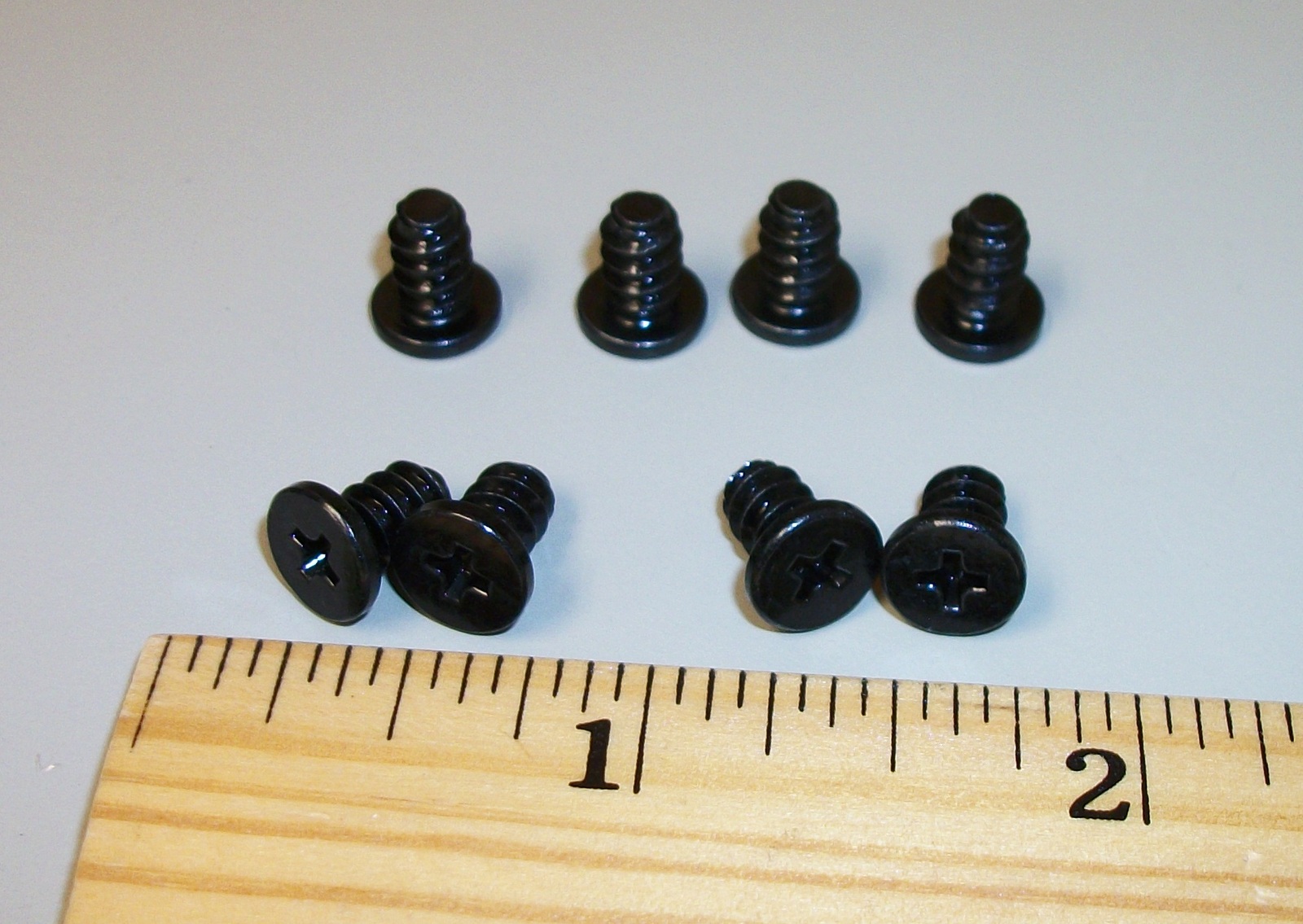 Lot of 8 Black Steel Case Cooling Fan Screws 4 Corsair Desktop PC Computer Cases
