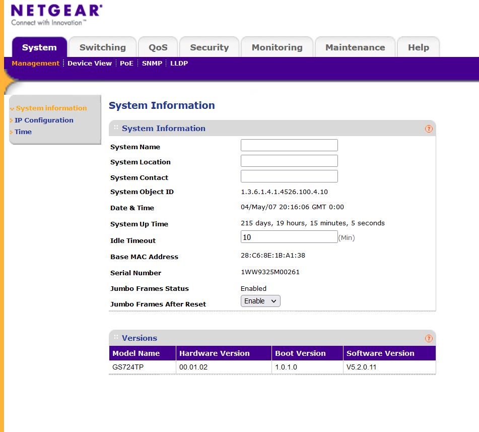 Netgear ProSafe GS724TP 24 Port Gigabit PoE SFP Wired Rack Mount Network Switch - Image 11