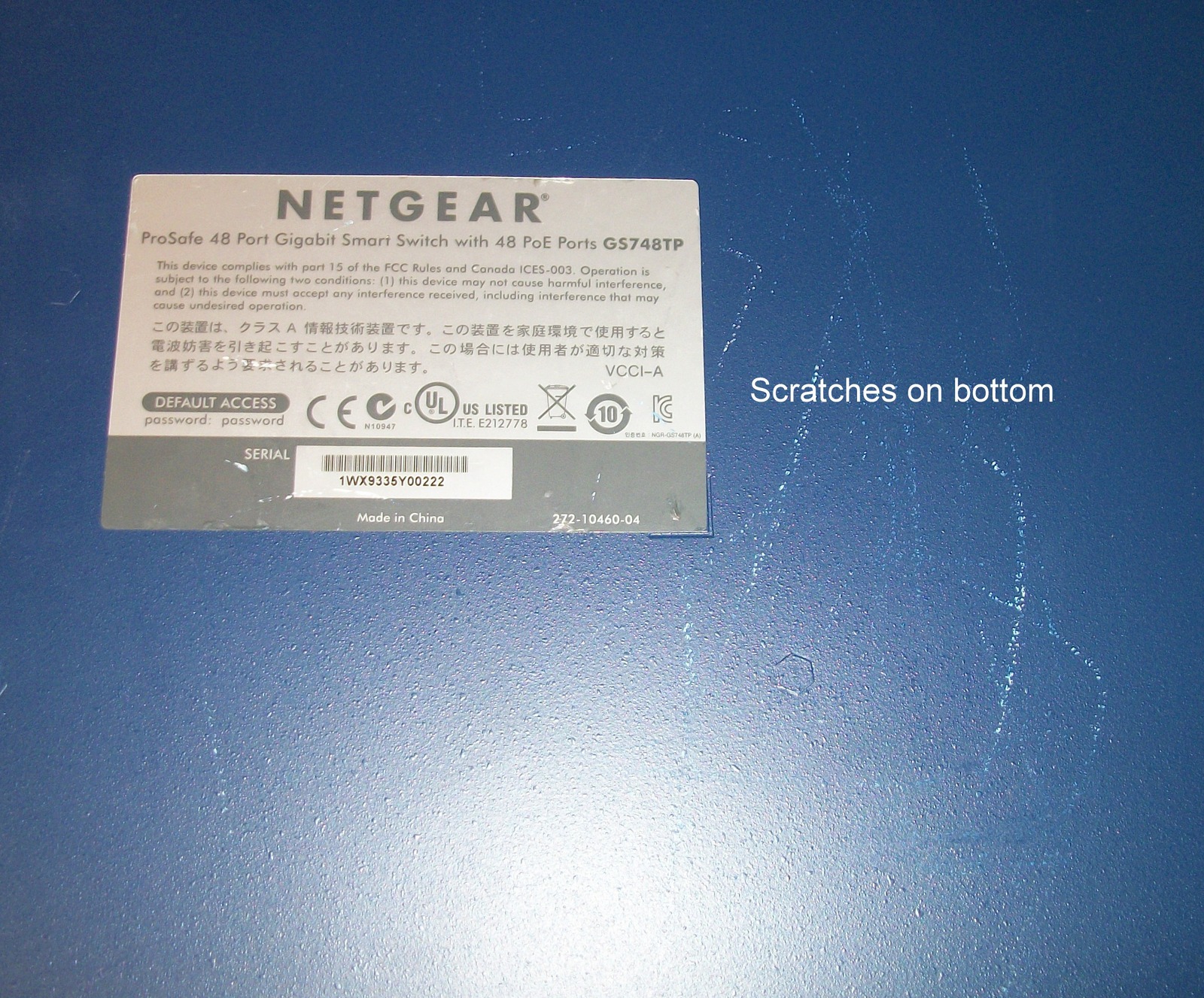 Netgear ProSafe GS748TP 48 Port Gigabit PoE SFP Wired Rack Mount Network Switch - Image 4