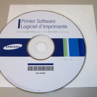 ISO Image of Original Driver CD Disc 4 Samsung CLP-310 Color Laser Printer 2009 Windows Vista