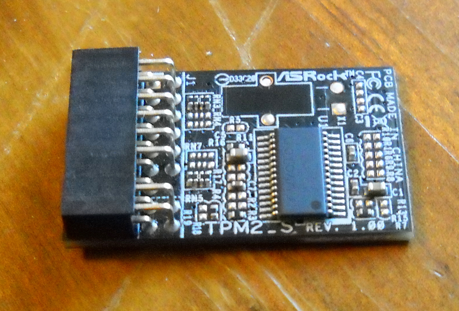 Nuvoton TPM2_S TPM Trusted Platform Module V. 2.0 17-pin for ASRock Motherboard - Image 2