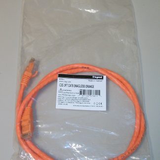 New C2G Legrand Snagless 3FT Cat 6 Orange Network Patch Cable Cord #27811 2020
