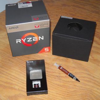 AMD Ryzen 5 2400G APU CPU Socket AM4 Processor YD2400C5M4MFB w/ Heatsink, Fan