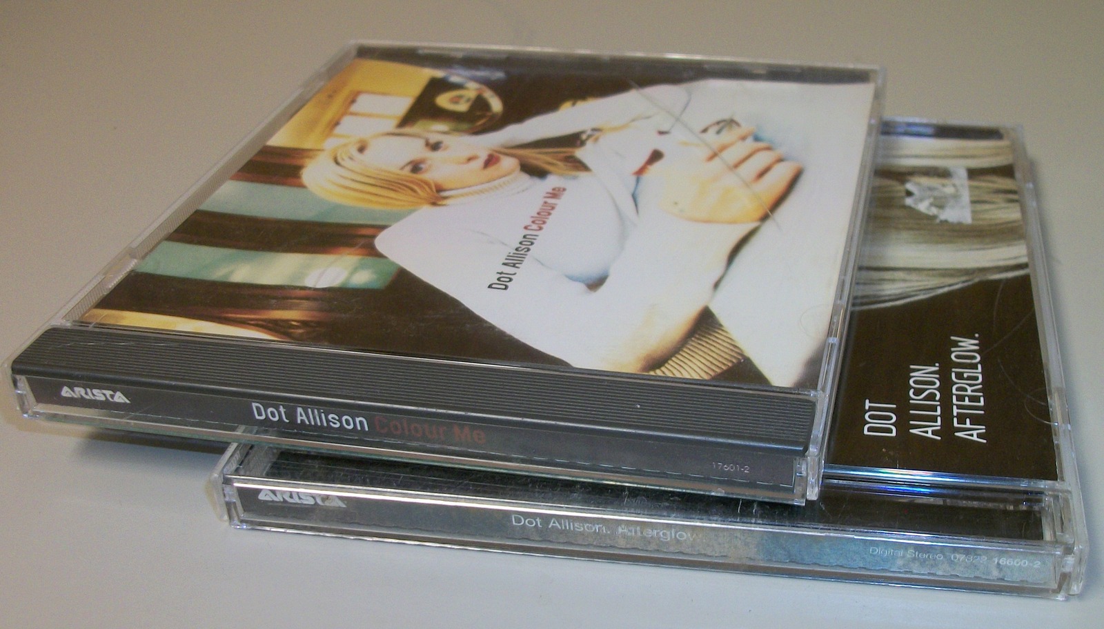 Lot of 2 Dot Allison CDs: Colour Me & Afterglow Pop Rock Made in USA Arista 1999 - Image 2