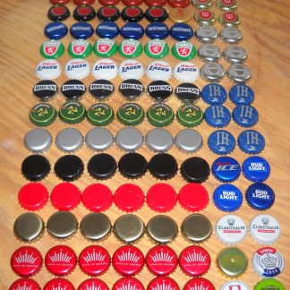 Lot of 112 Beer Bottle Caps in Good Used Condition German Belgian Guatemala USA