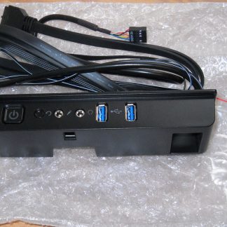 New Black Front I/O IO Panel USB Audio Power Reset Switch 4 Corsair Carbide 275R