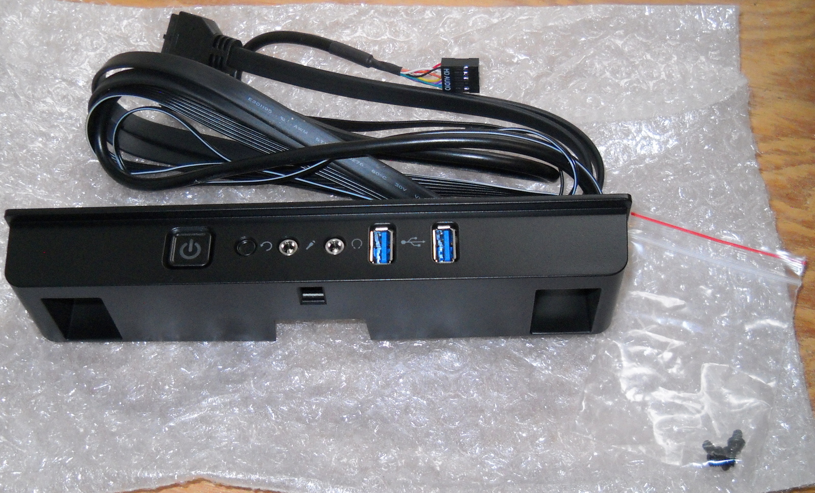 New Black Front I/O IO Panel USB Audio Power Reset Switch 4 Corsair Carbide 275R