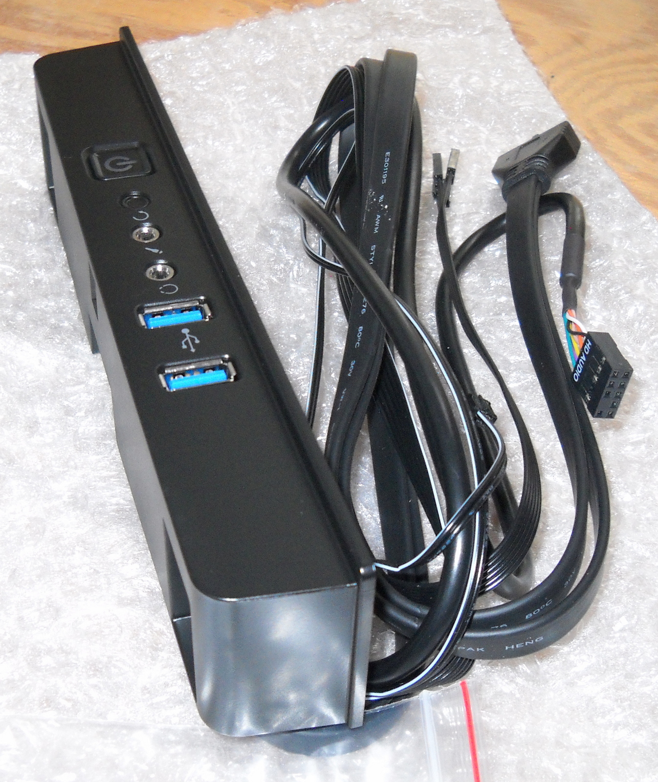 New Black Front I/O IO Panel USB Audio Power Reset Switch 4 Corsair Carbide 275R - Image 2