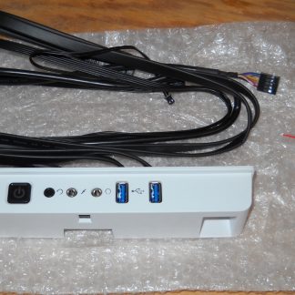 New White Front I/O IO Panel USB Audio Power Reset Switch 4 Corsair Carbide 275R