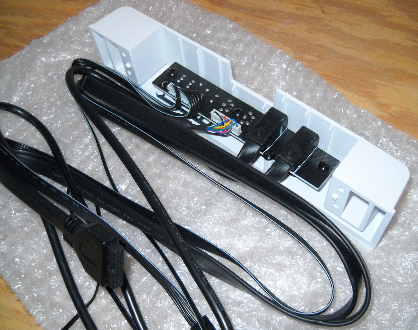 New White Front I/O IO Panel USB Audio Power Reset Switch 4 Corsair Carbide 275R - Image 4