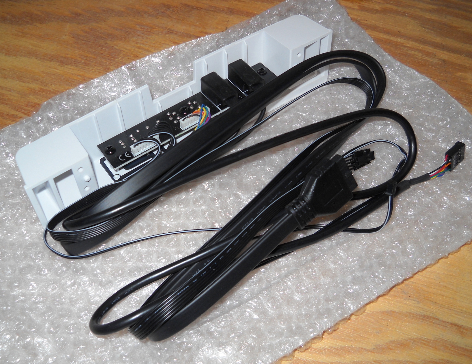 New White Front I/O IO Panel USB Audio Power Reset Switch 4 Corsair Carbide 275R - Image 5