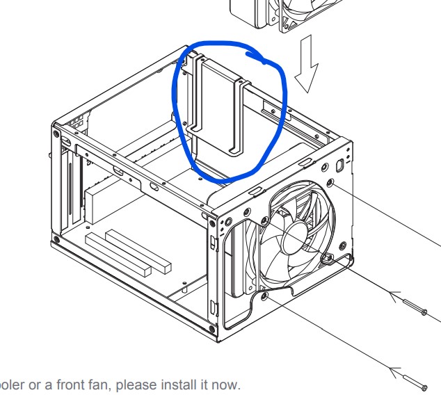 Black Steel Metal PSU Power Supply Bracket Holder 4 SilverStone SUGO SG13 ITX Case - Image 5