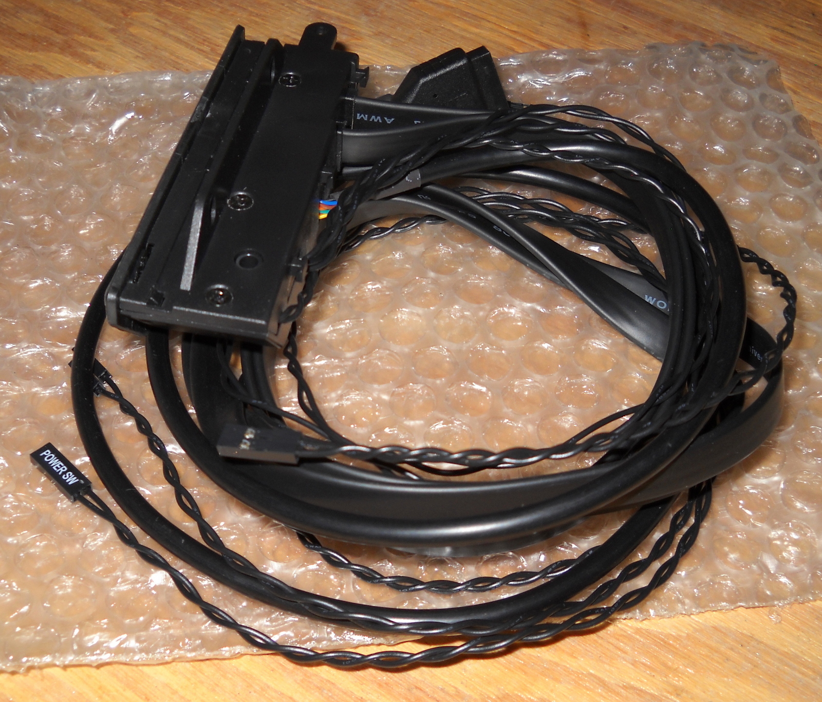 New Black Front I/O IO Panel USB Audio Power Reset Switch 4 Corsair Crystal 280X - Image 5