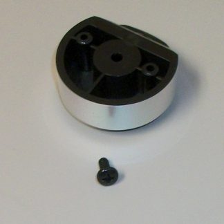 One 1 Black / Silver Plastic Feet Foot for Corsair Carbide 678C Computer Case