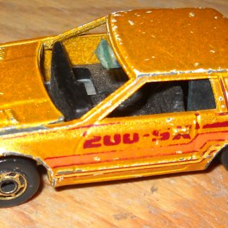1:64 Replica Gold Datsun 200SX 200 SX Hot Wheels Mattel Toy Car 1981 Malaysia