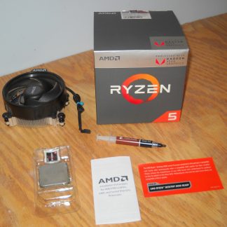AMD Ryzen 5 2400G APU CPU Socket AM4 Processor YD2400C5M4MFB w/ Heatsink, Fan