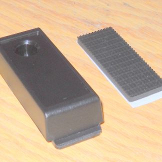 One 1 Black Plastic Feet Foot for Corsair Carbide Air 540 Computer Case w/ Pad