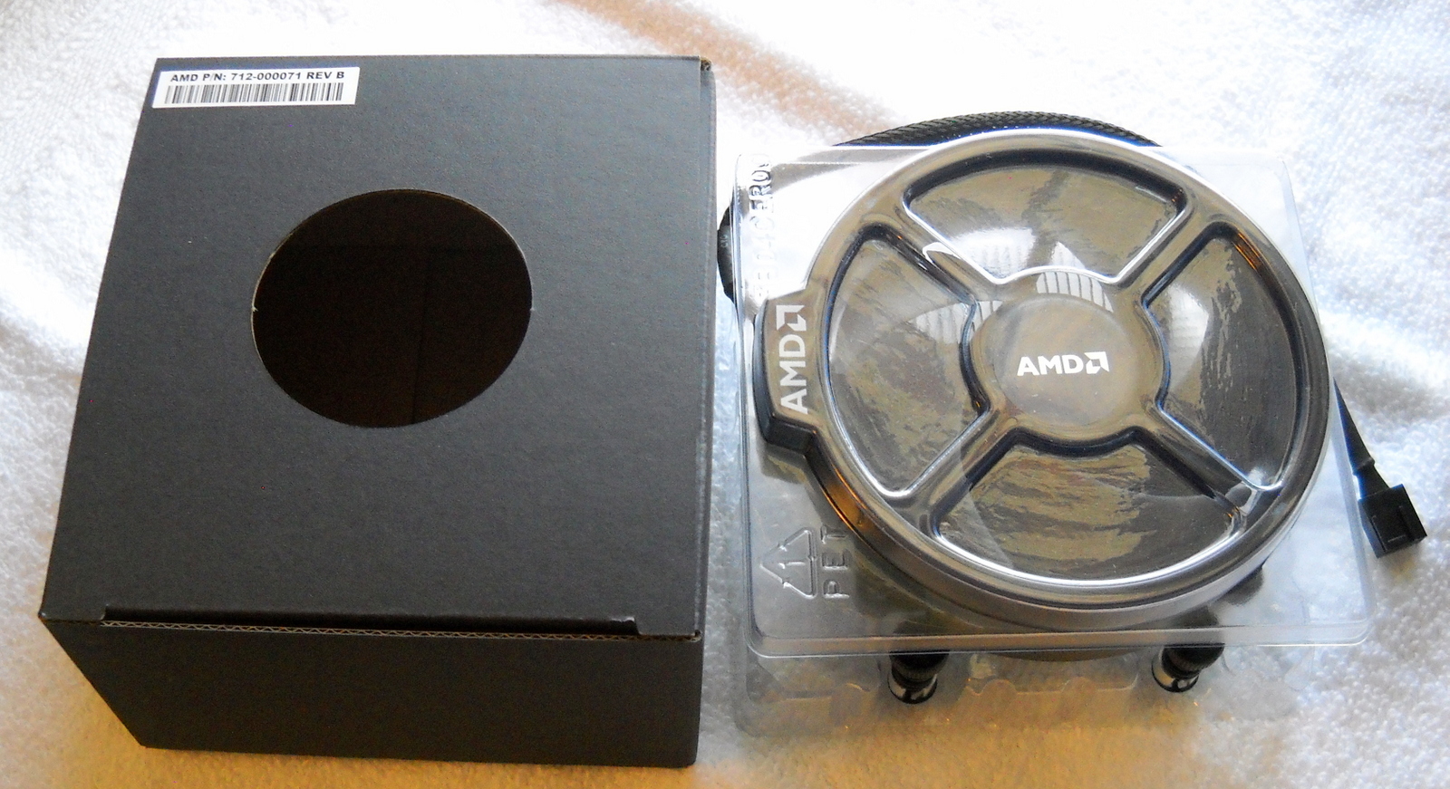 AMD Wraith Stealth CPU Cooler, Heatsink Fan, From Ryzen 5 5600G Socket AM4 CPU