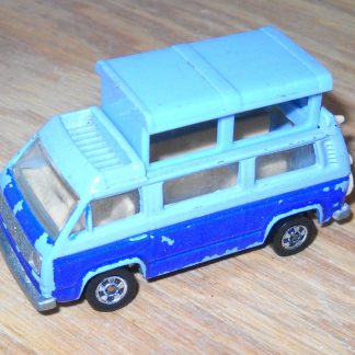 1:64 Replica 2 Tone Blue Volkswagen VW Hot Wheels Mattel Toy Van Sunagon 1981